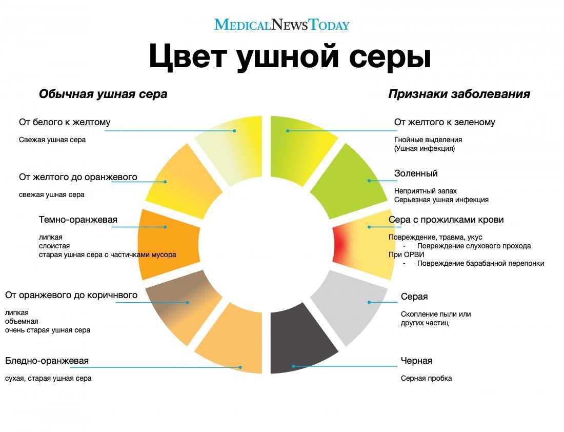 Что цвет ушной серы расскажет о вашем здоровье? :: polismed.com