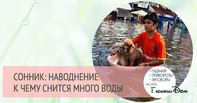 К чему снится потоп в квартире — сонник: потоп, наводнение, вода