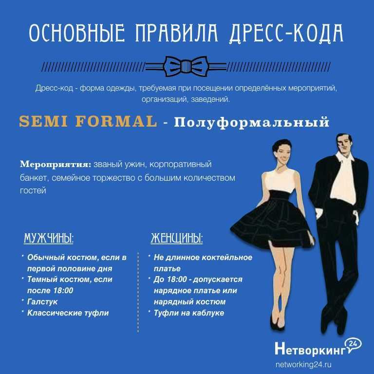 Правила дресс-кода для женщин