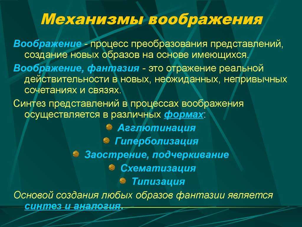 Теоретические основы воображения, его виды и функции