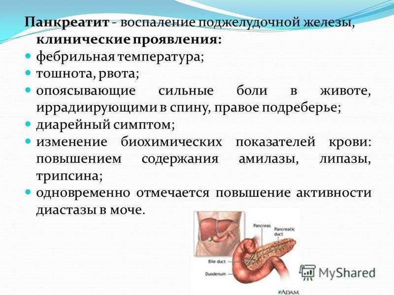 Панкреатиты: симптомы и лечение