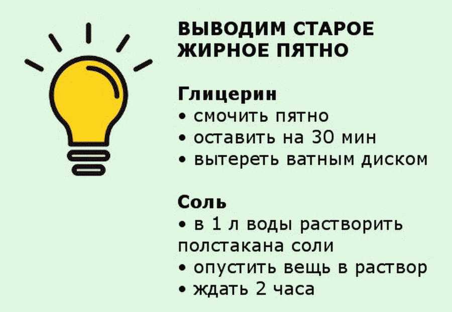 Как вывести свежее и застарелое жирное пятно с одежды?